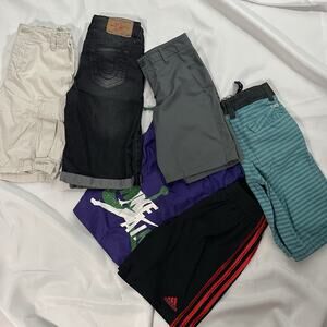 Jordan Adidas True Religion Gap Lot Bundle Of 6 Boys Shorts Size M/10‎